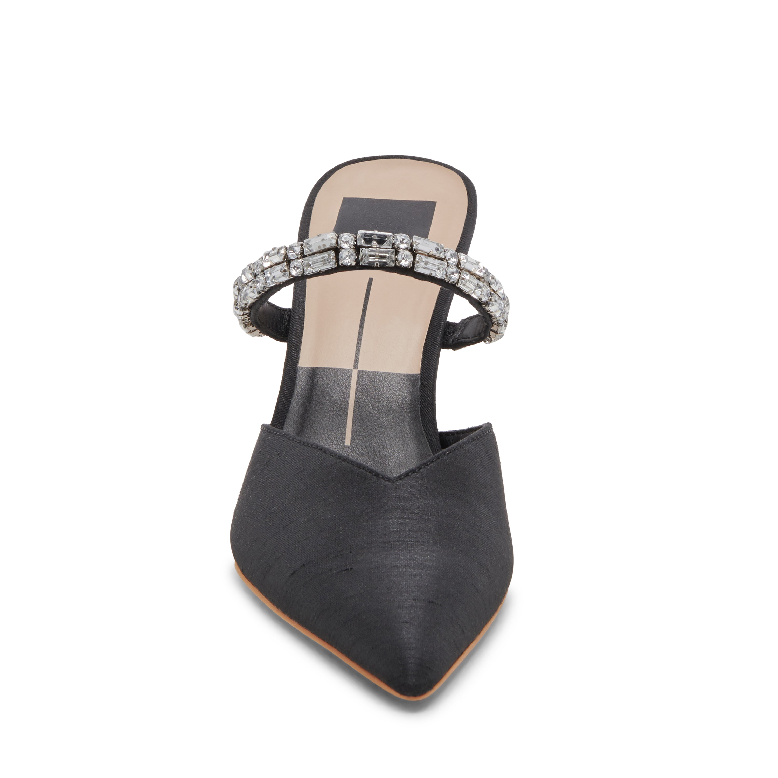Kanika Rhinestone Black Tacones para Mujer