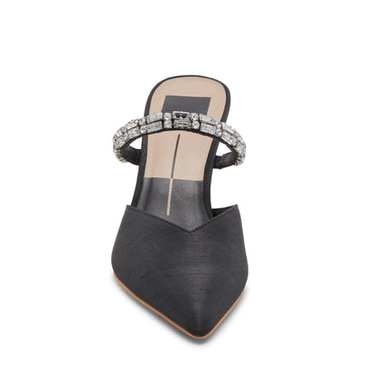 Kanika Rhinestone Black Tacones para Mujer