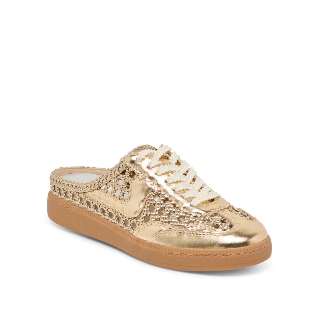 NOTICE SLIDE WOVEN GOLD