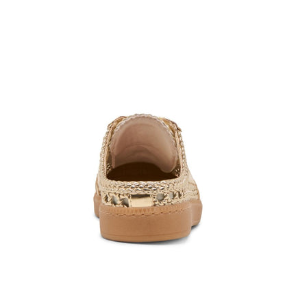 NOTICE SLIDE WOVEN GOLD