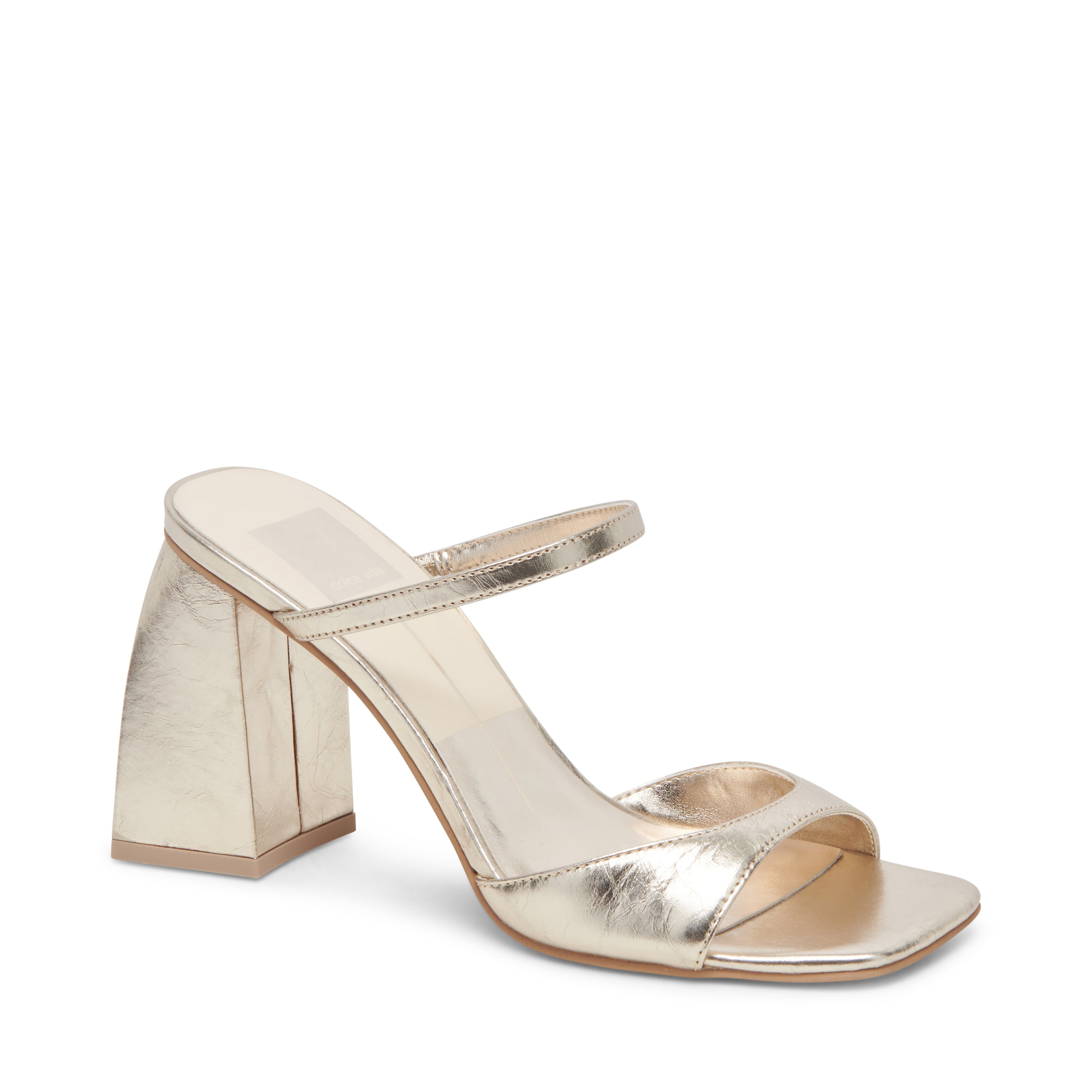 Jemmy Light Gold Sandalias de Tacon Doradas