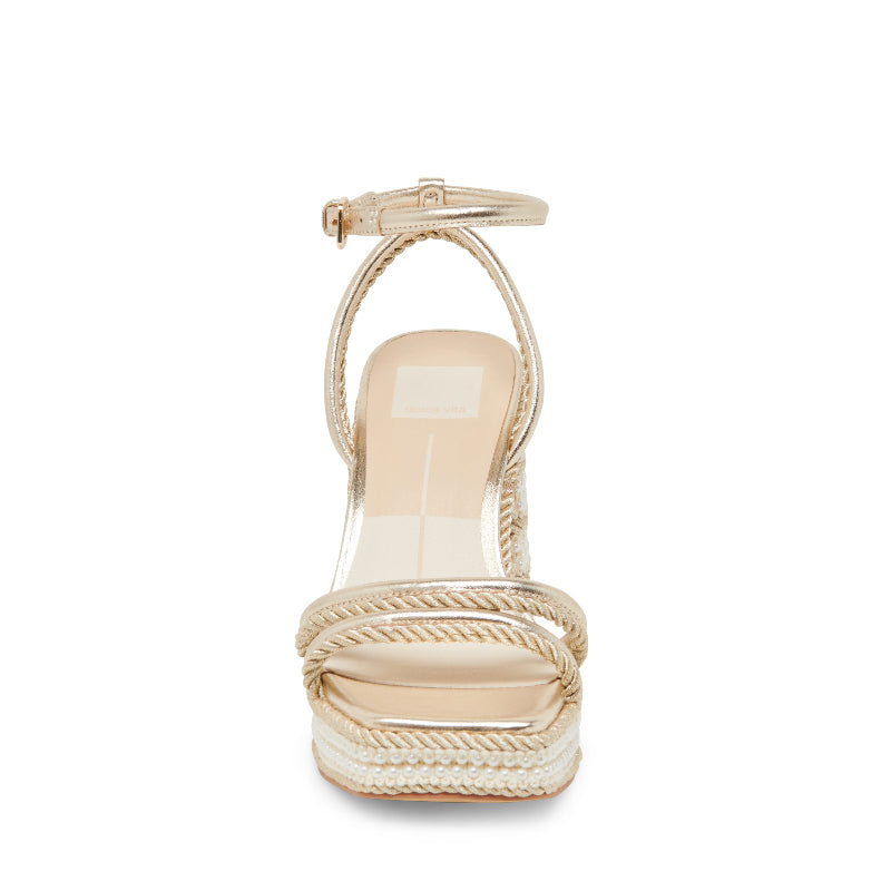 Agnes Pearl Platinum Sandalias de Tacon para Mujer