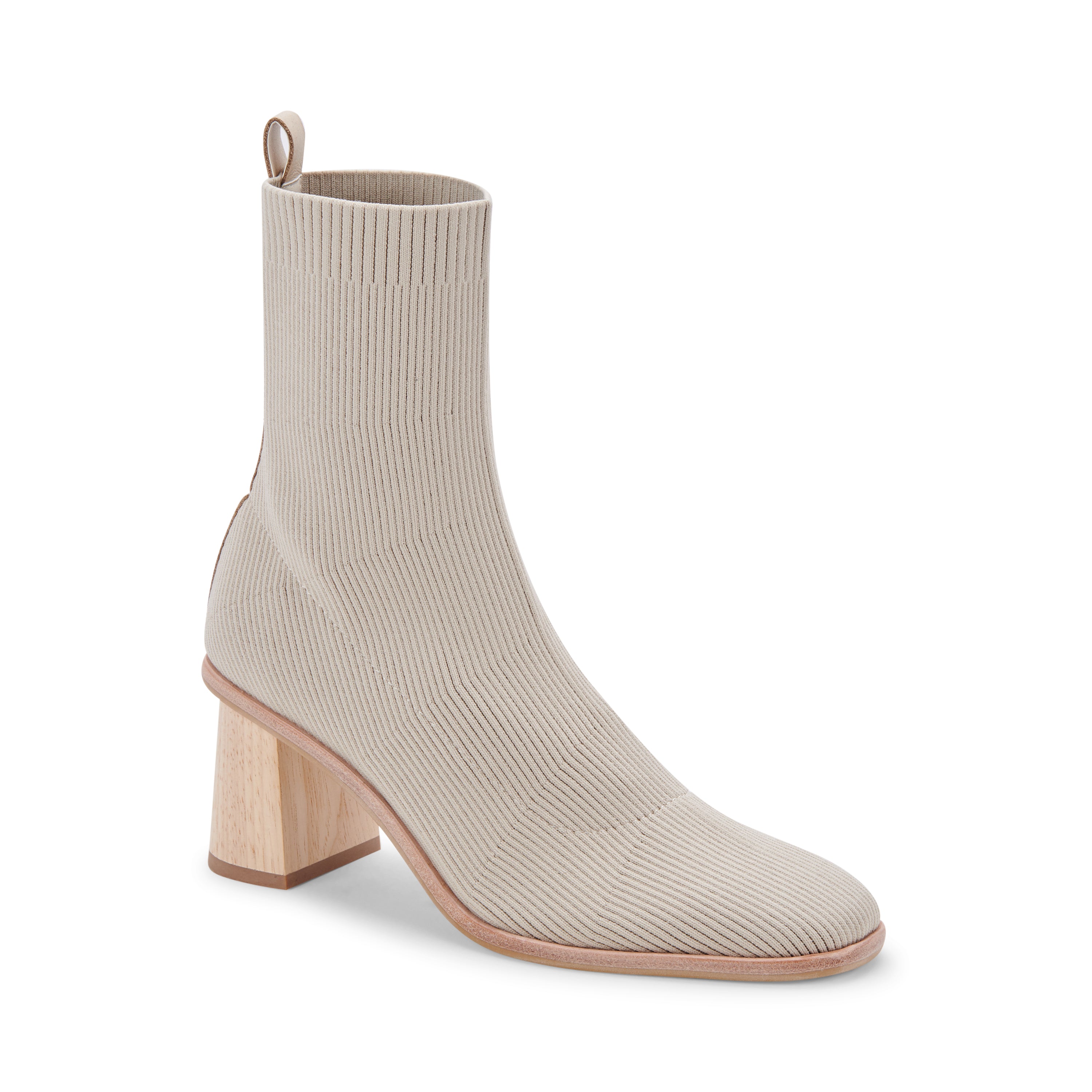 Alaya Sand Knit Botines Beige