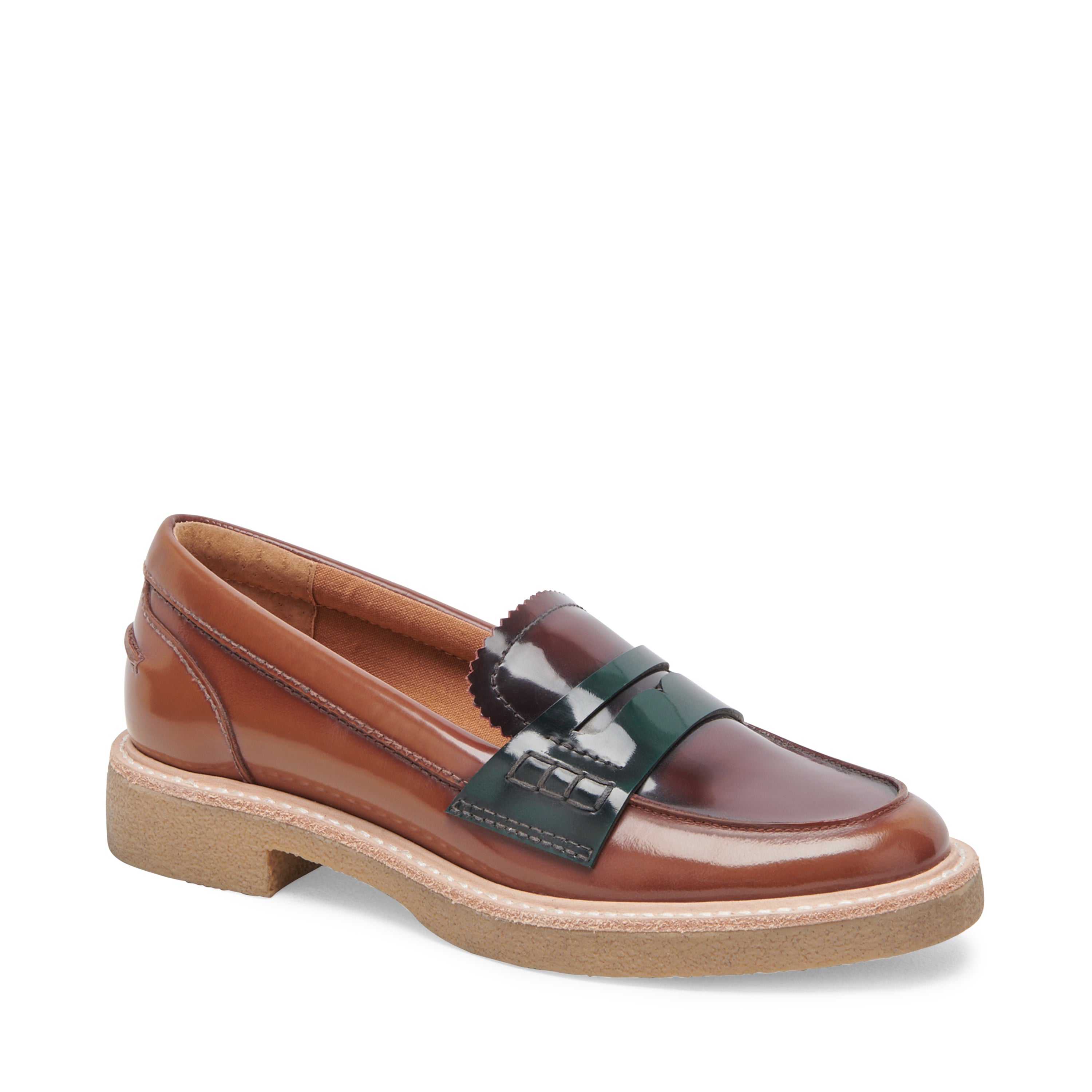 Arabel Burgundy Multi Mocasines Cafes Multicolor