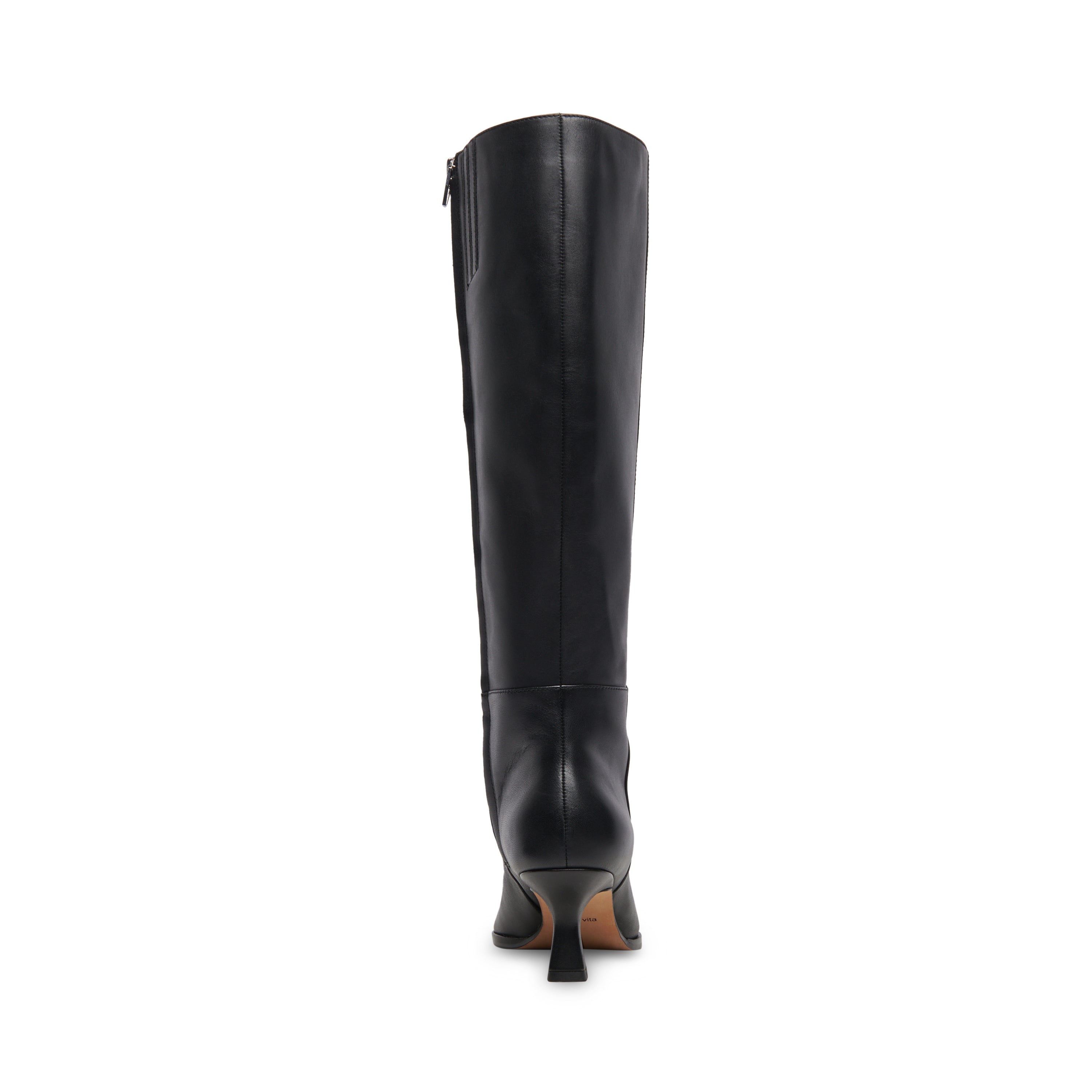 Auggie Black Leather Botas de Piel Negras para Mujer