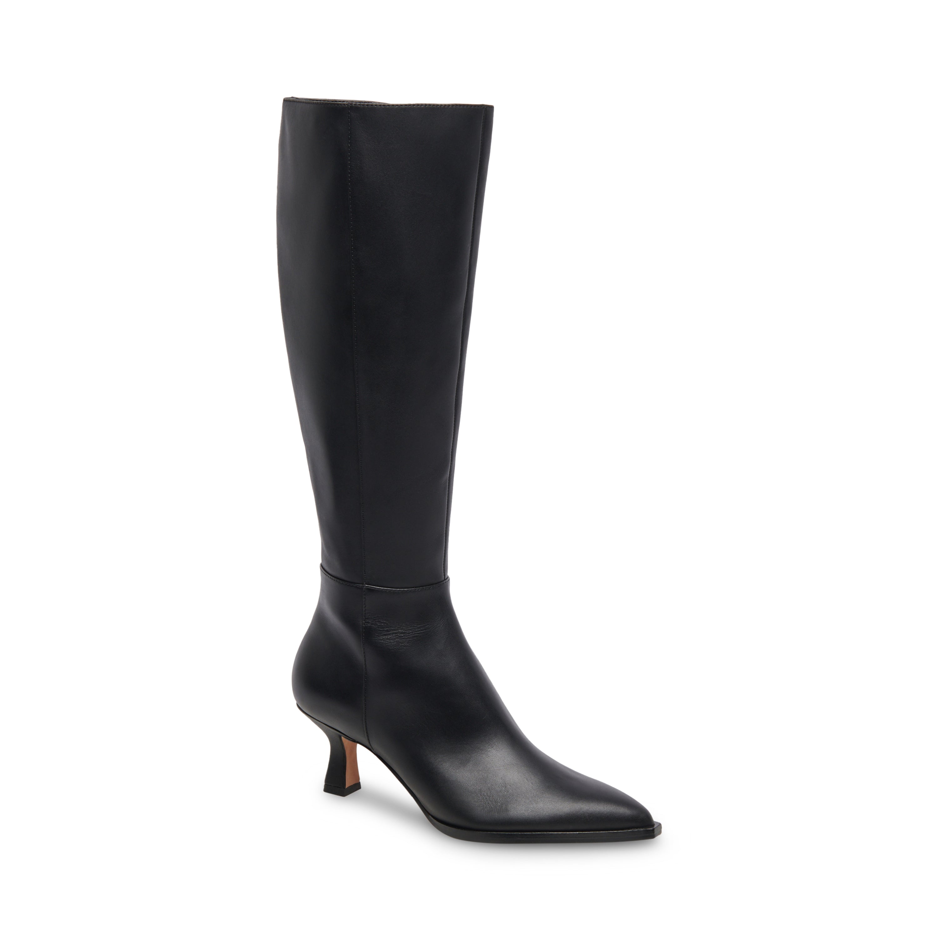 Auggie Black Leather Botas de Piel Negras