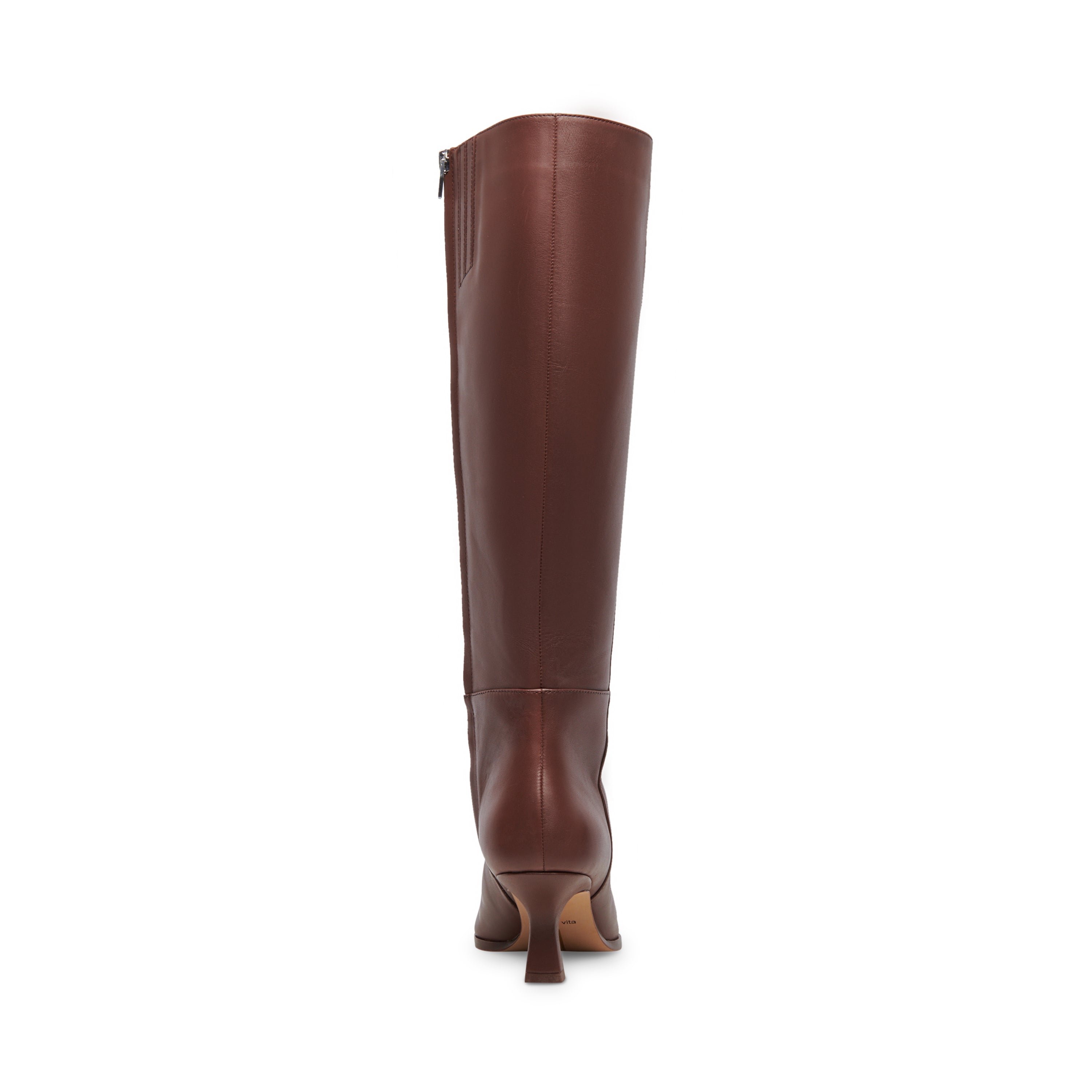 Auggie Chocolate Leather Botas de Piel Cafes para Mujer