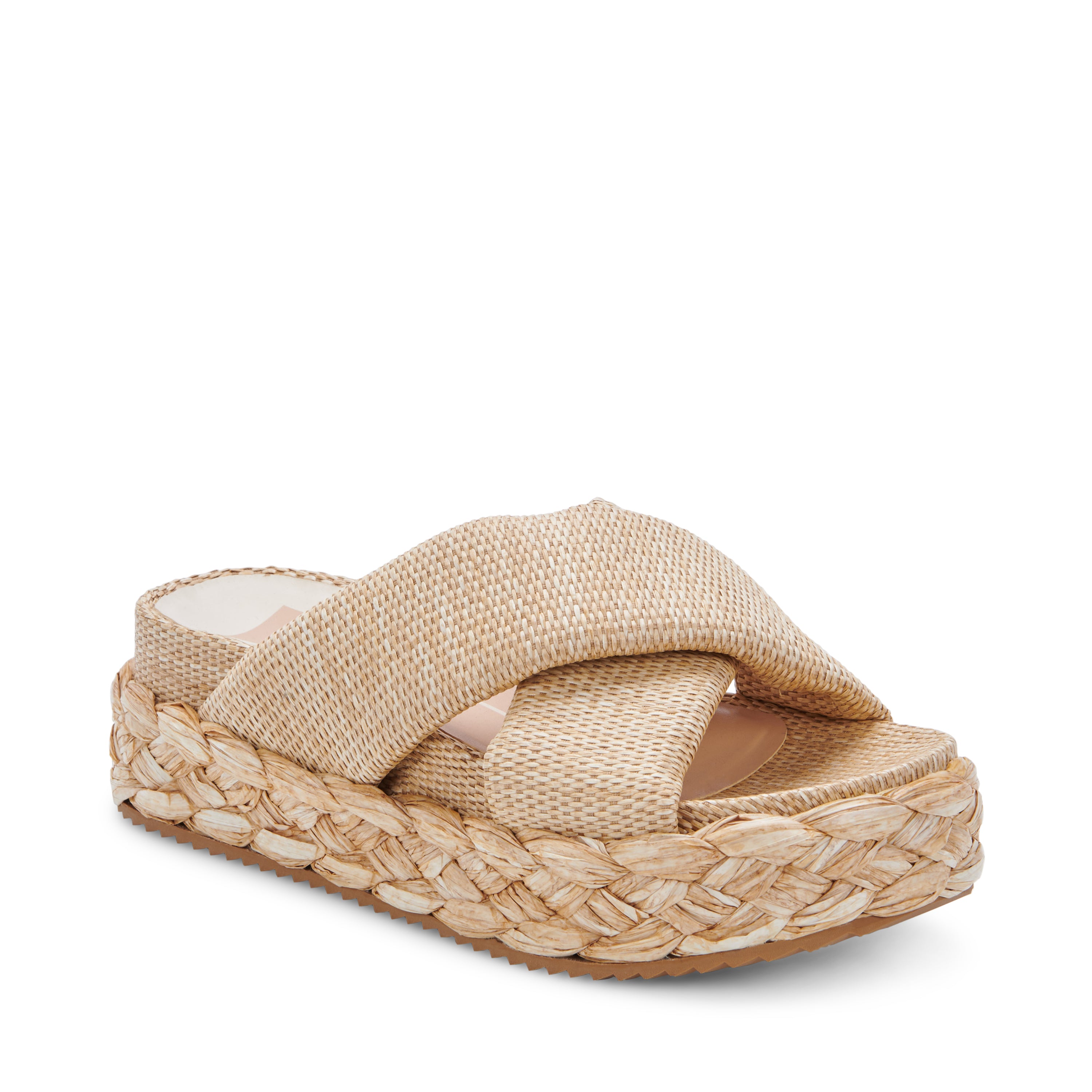 Blume Natural Raffia Sandalia Alpargata Beige