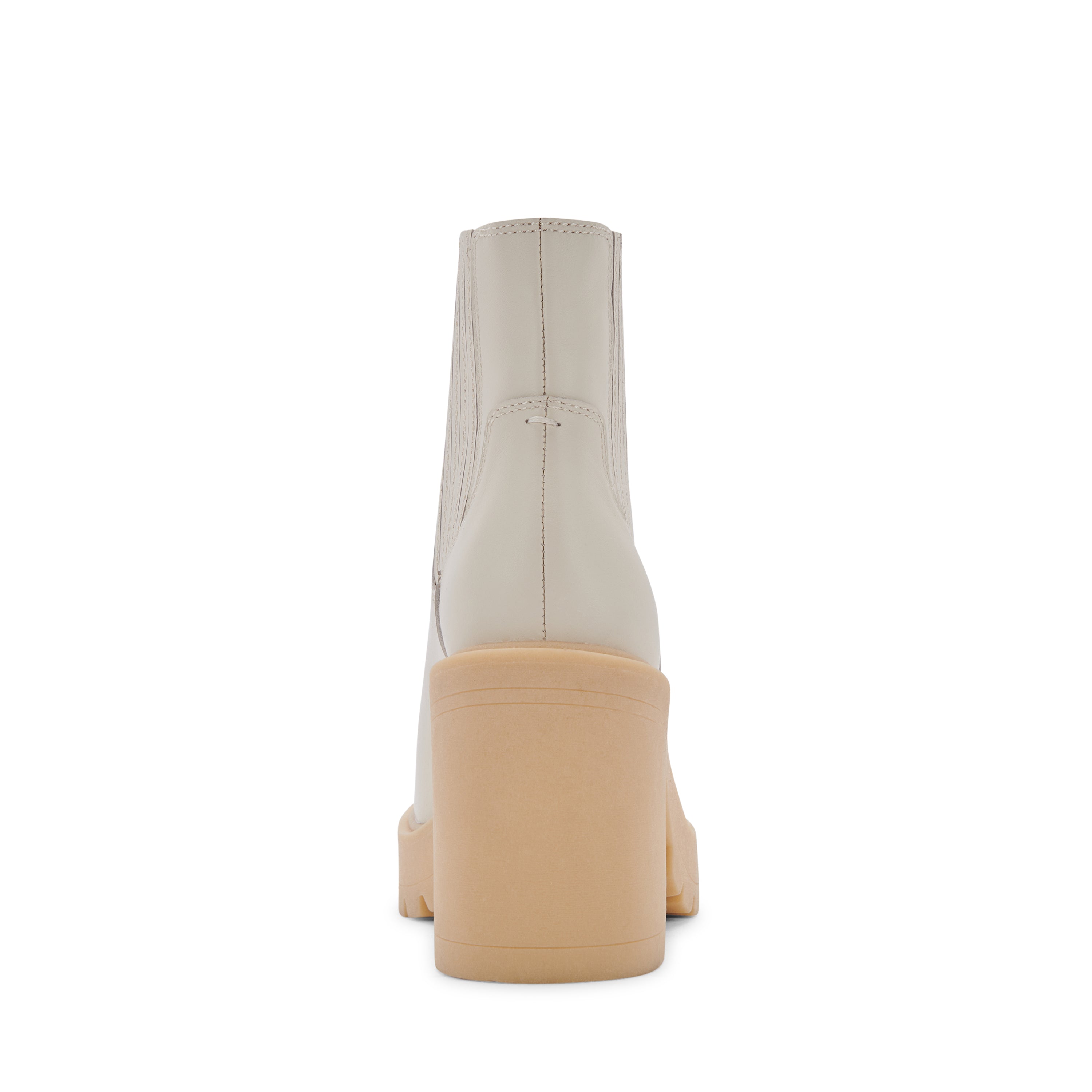 Caster H2o Ivory Leather Botines de Tacon Marfil para Mujer
