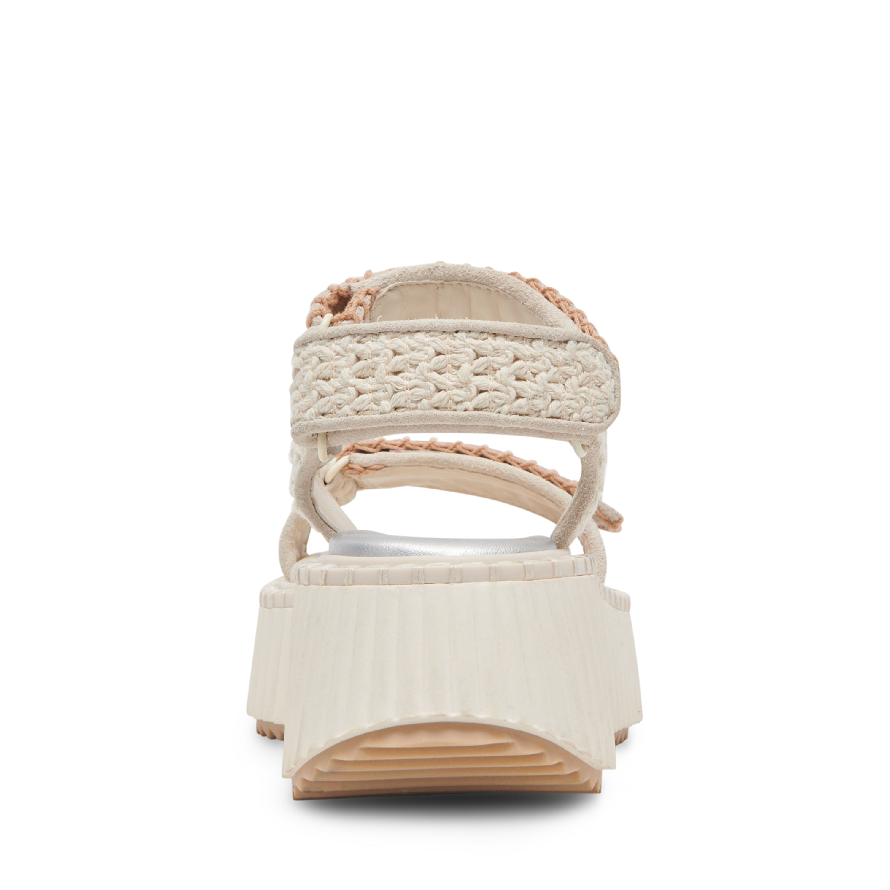 Debra Ivory Sandalias con Plataforma Hueso para Mujer