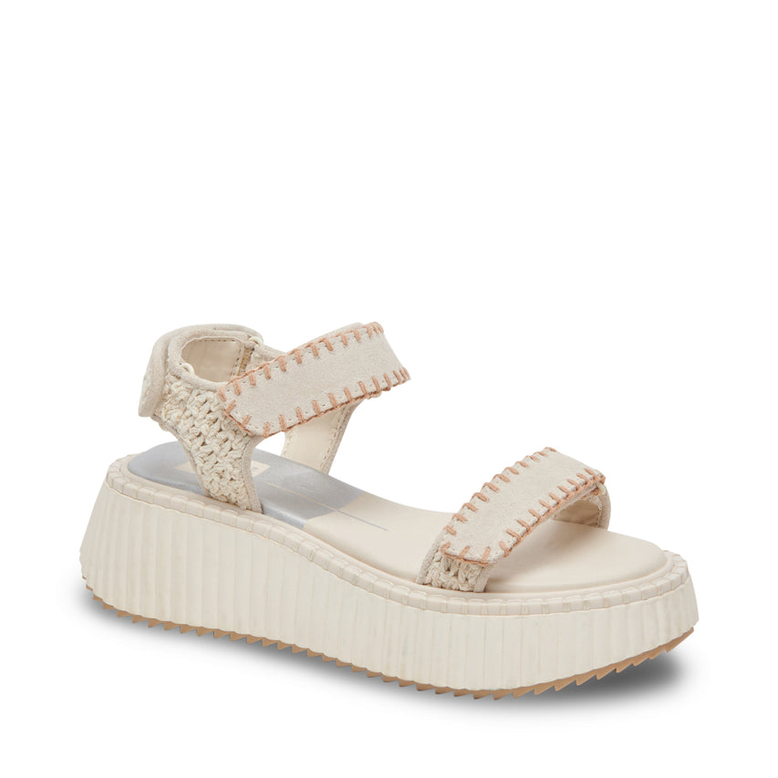 Debra Ivory Sandalias con Plataforma Hueso