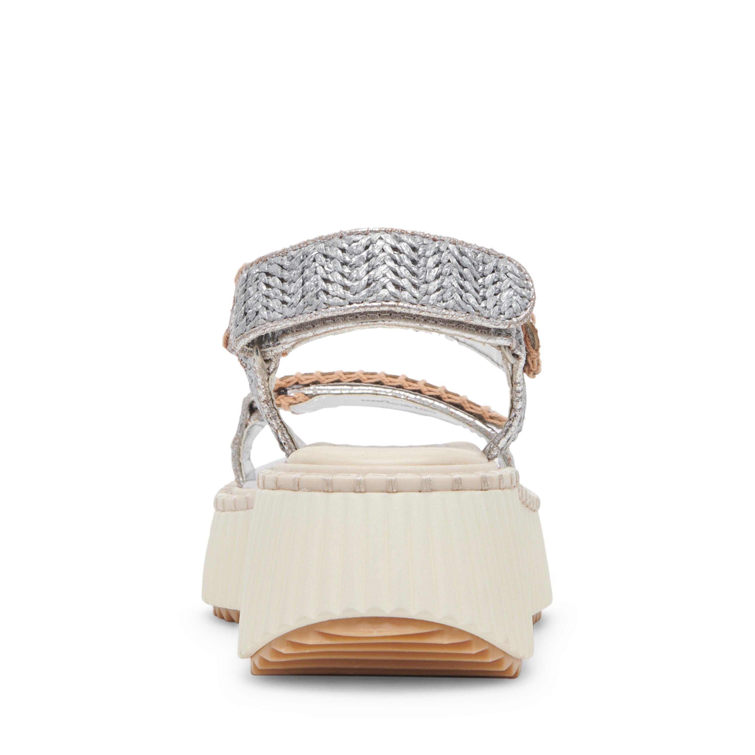 Debra Silver Sandalias con Plataforma Plateadas para Mujer