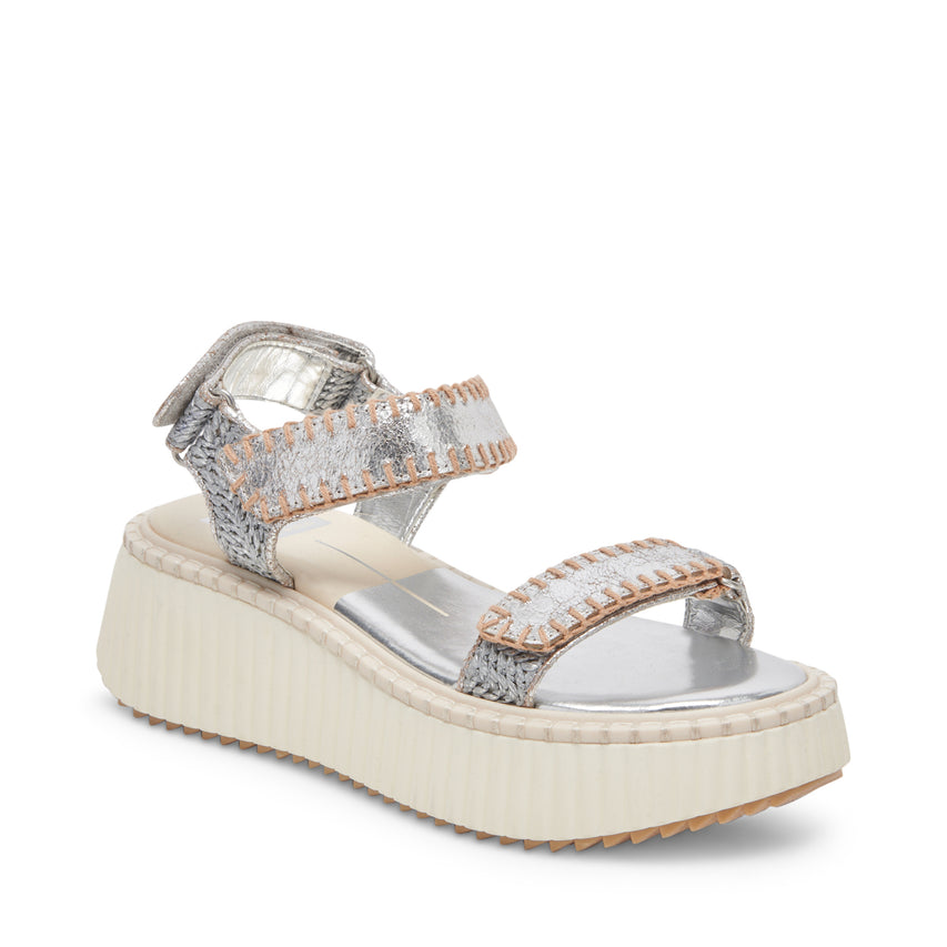 Debra Silver Sandalias con Plataforma Plateadas