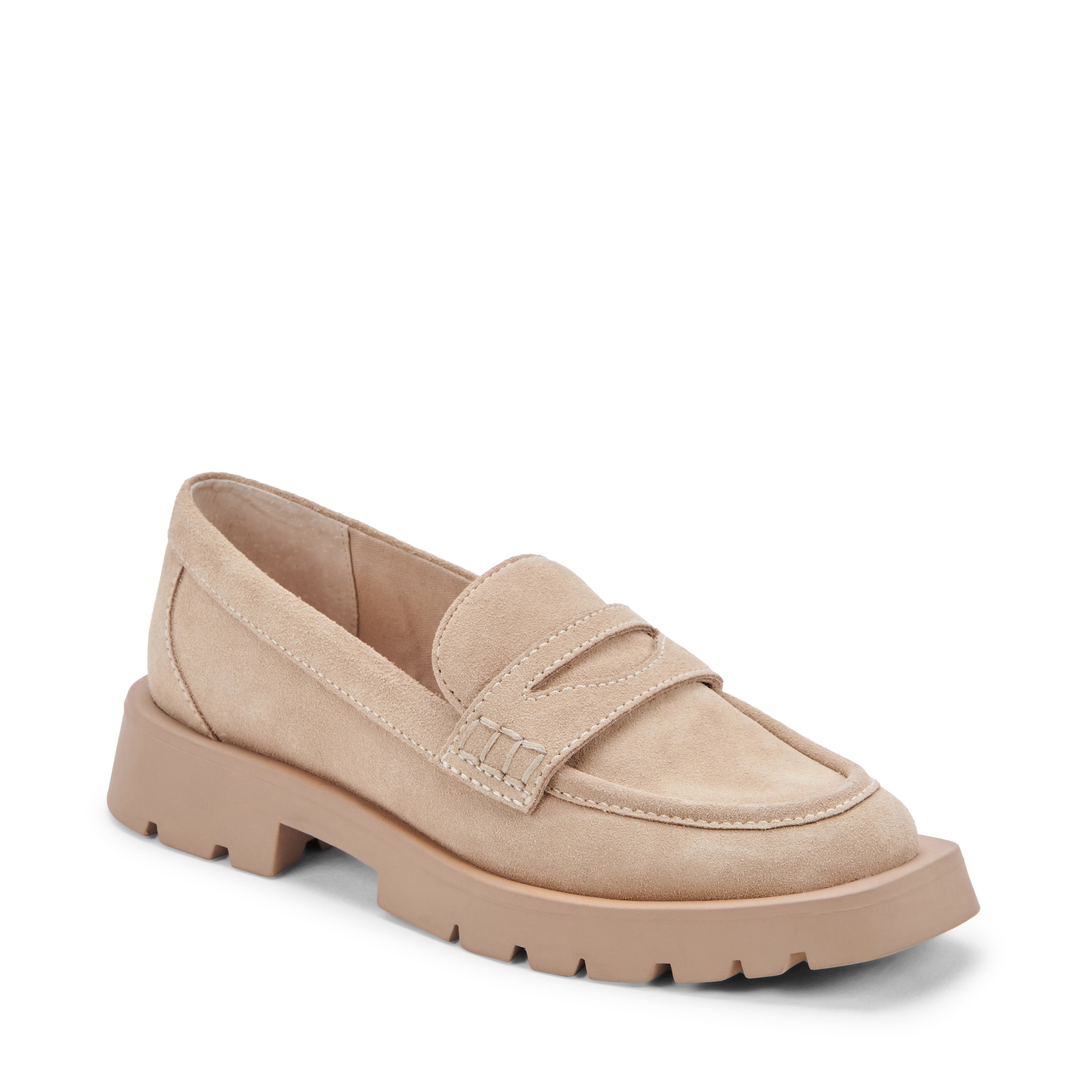 Elias Dune Suede Mocasines de Piel Beige