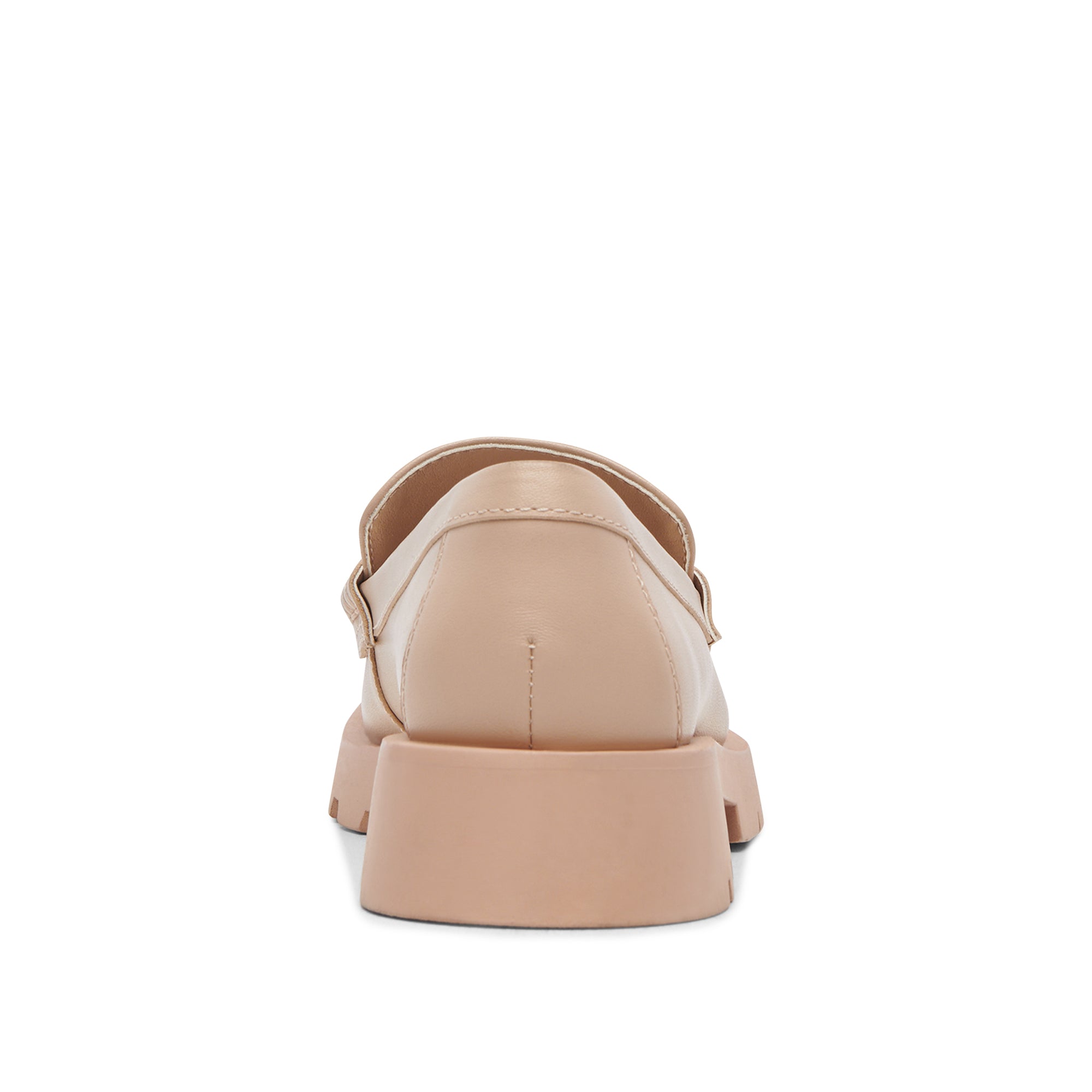 Erna Blush Leather Mocasines de Piel Beige para Mujer