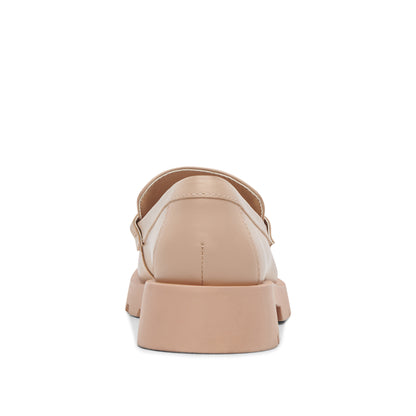Erna Blush Leather Mocasines de Piel Beige para Mujer