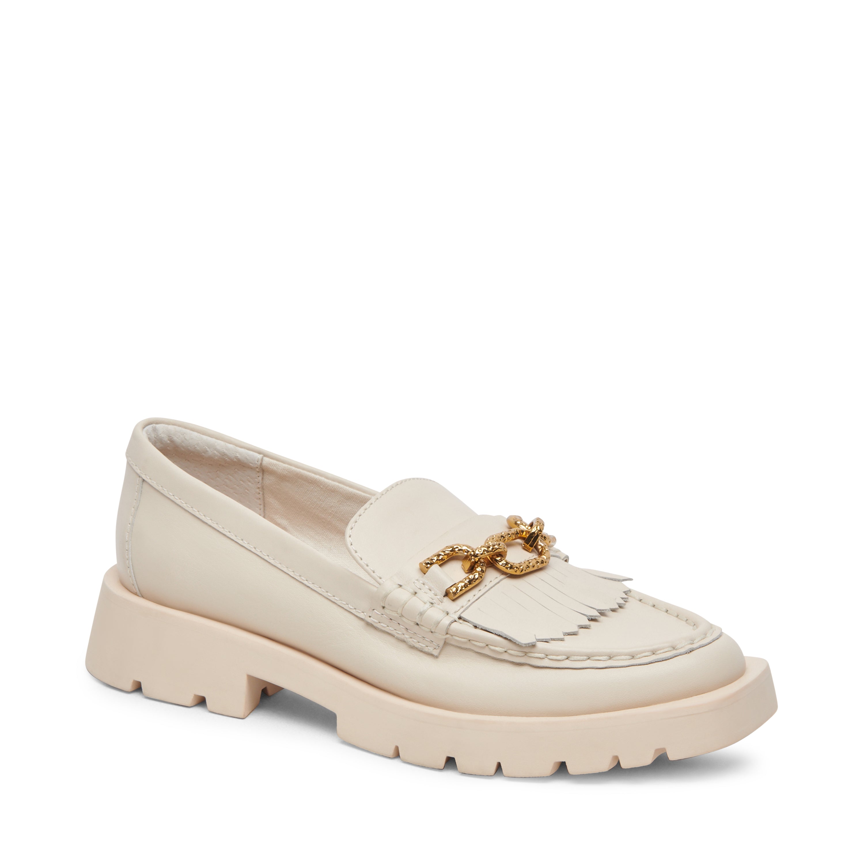 Erna Ivory Mocasines de Piel Blancos