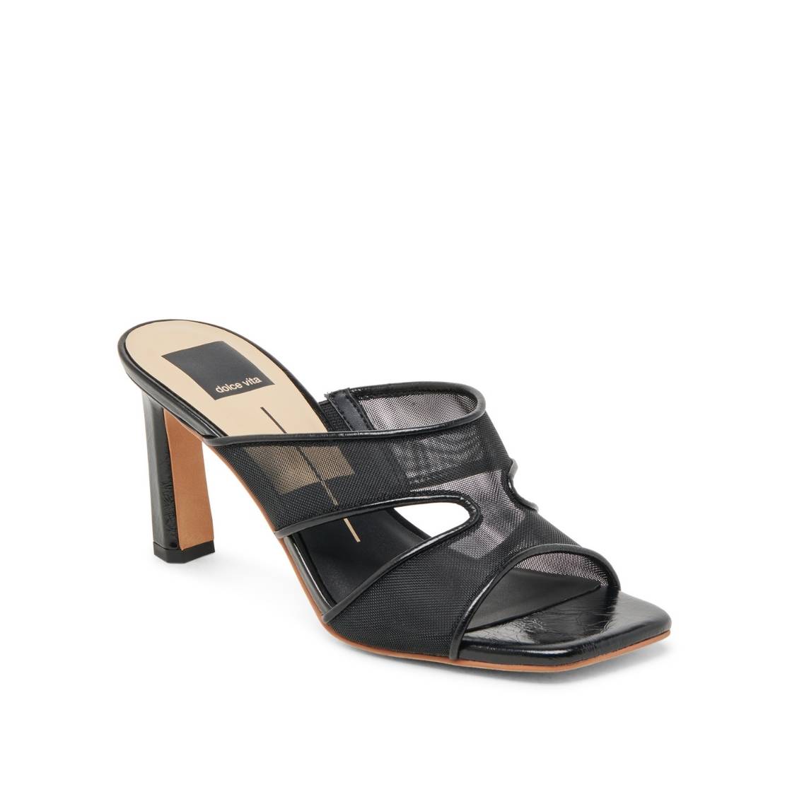 Gitel Onyx Sandalias de Tacon Negras
