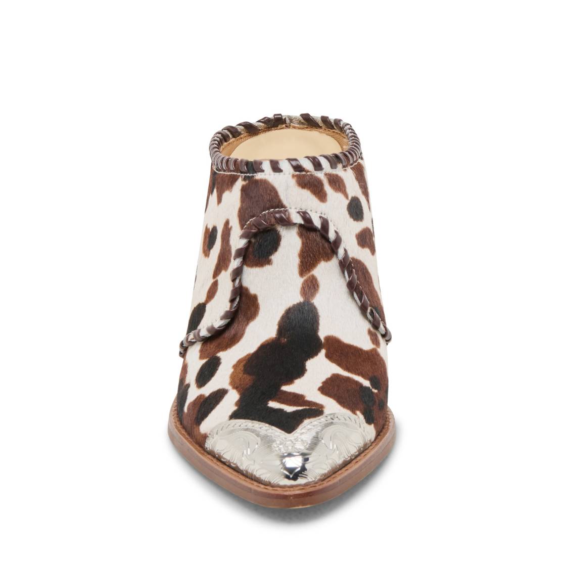 Jolyn Cocoa Zapatos con Textura de Vaca para Mujer