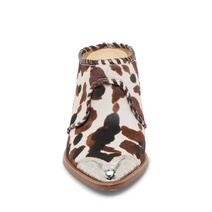 Jolyn Cocoa Zapatos con Textura de Vaca para Mujer
