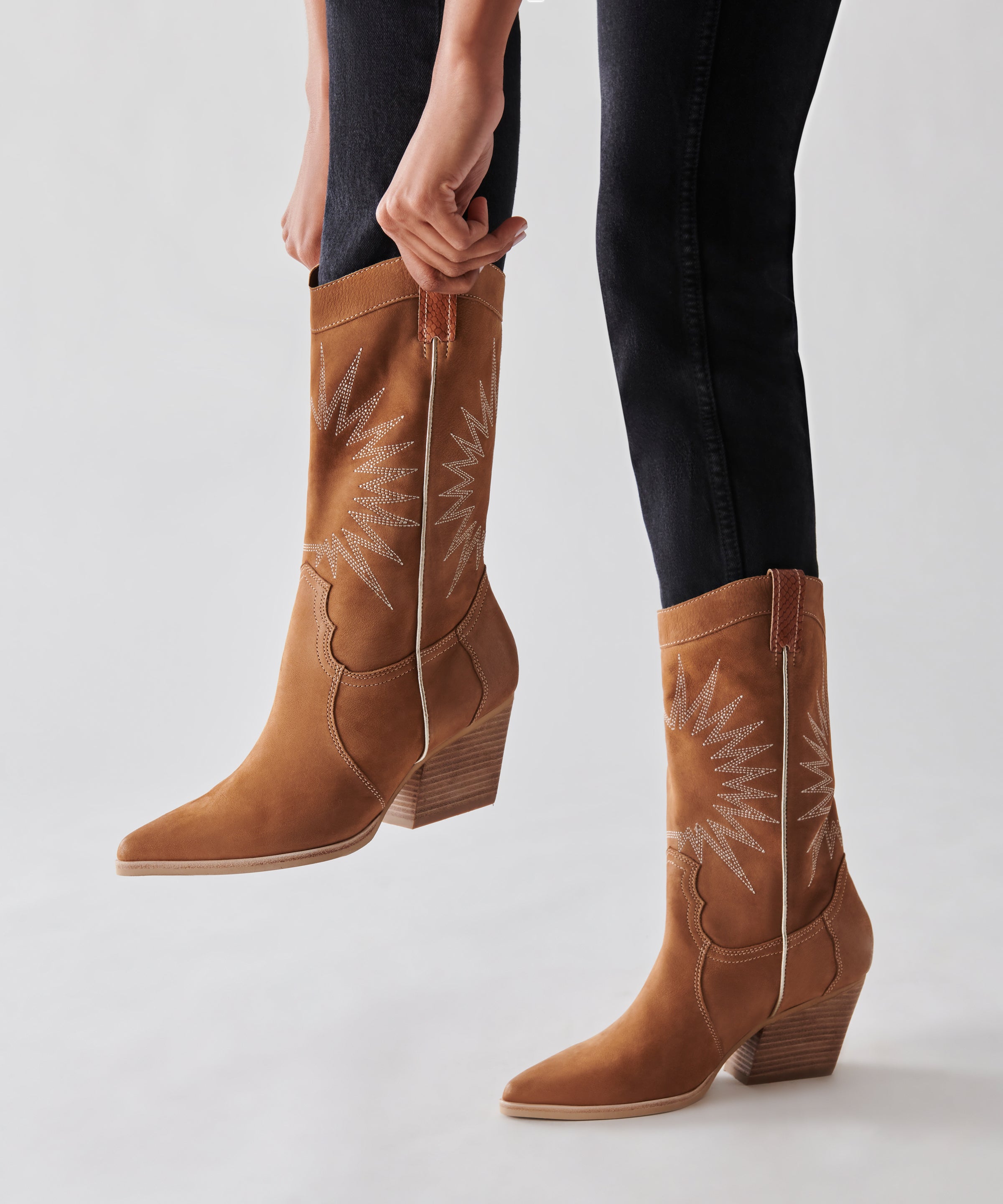 Lawson Whiskey Botas de Gamuza Cafes para Mujer