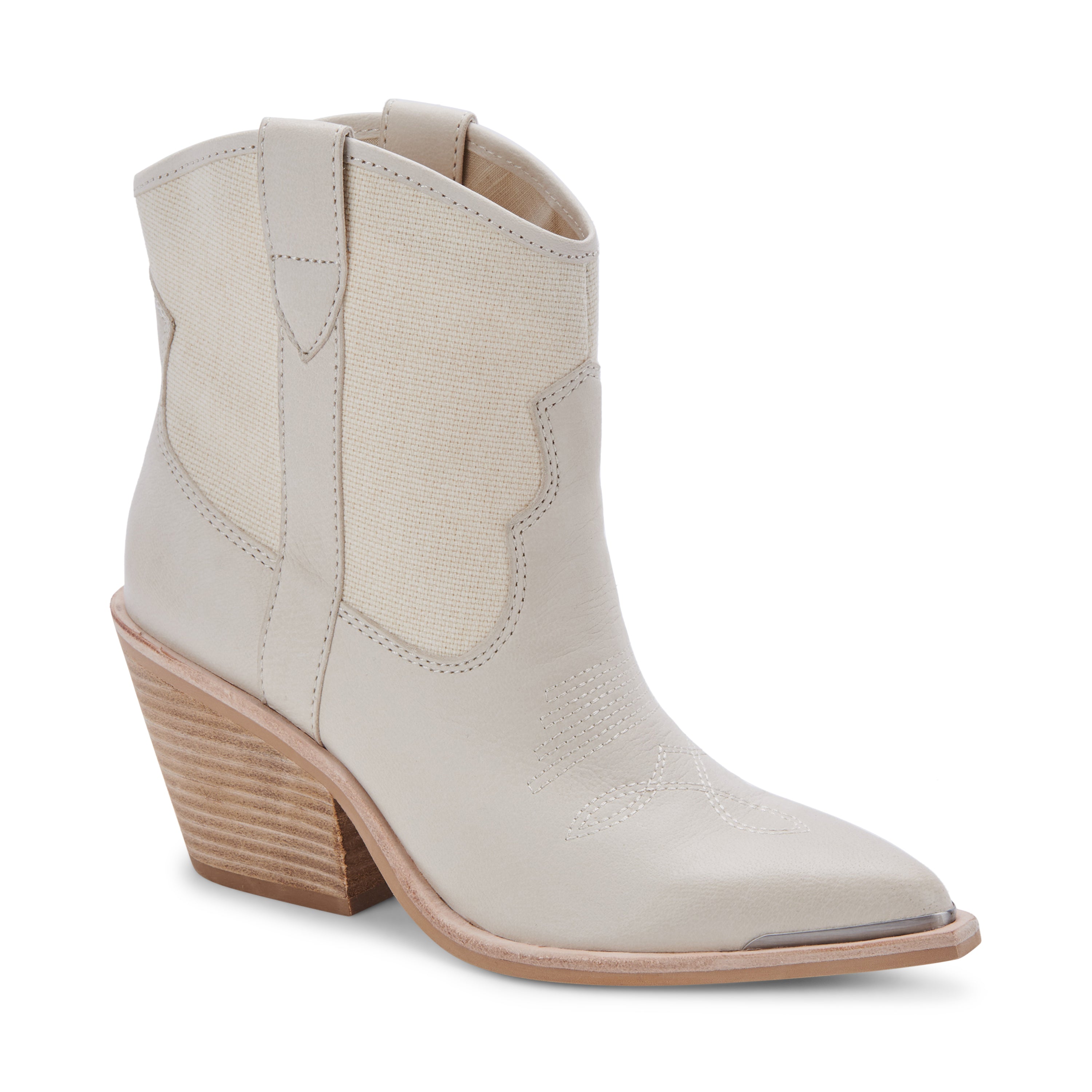 Nashe Ivory Botines Vaqueros Blancos