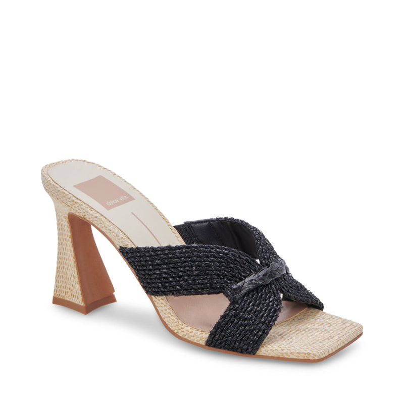 Nitro Black Sandalias de Tacon Negras