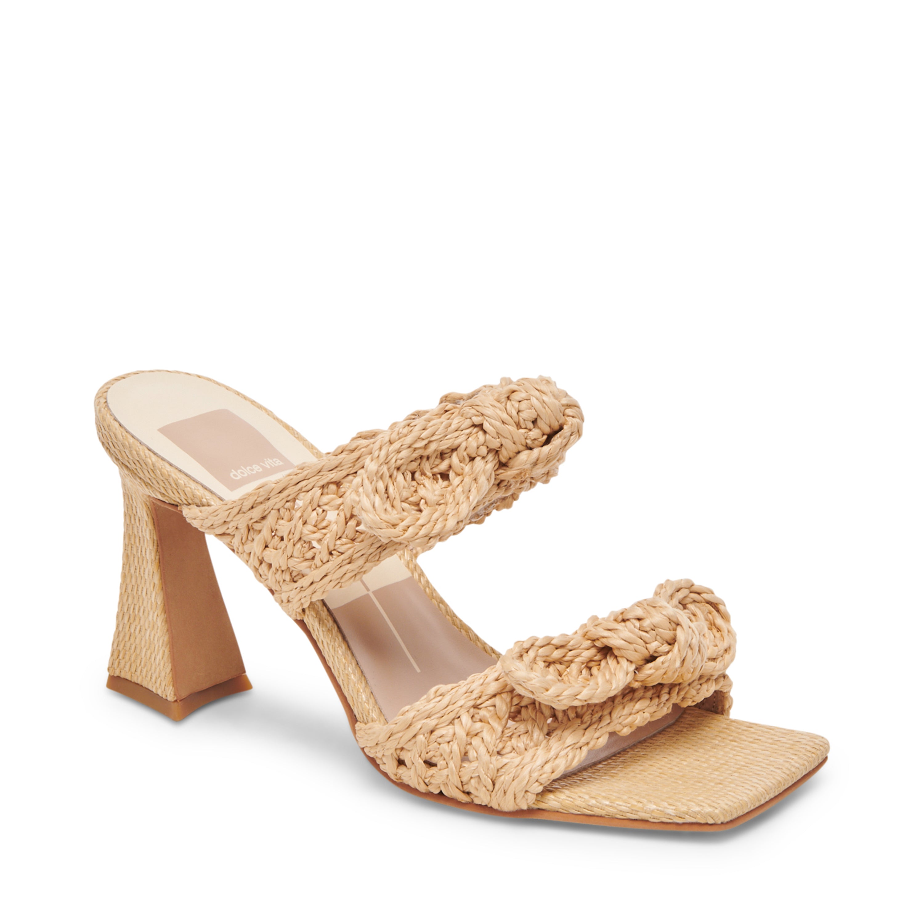 Niyah Light Natural Sandalias de Tacon Cafe Claro