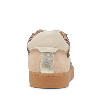 Notice Light Leoprad Tenis de Gamuza Cafes para Mujer
