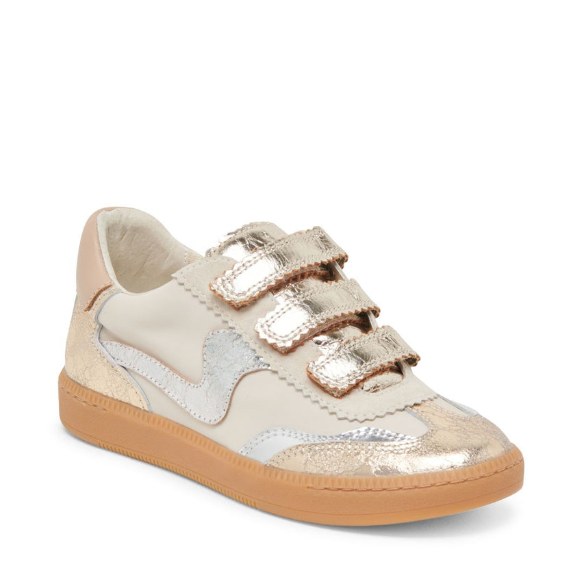 Notice Velcro Silver Gold Tenis Plata con Dorado