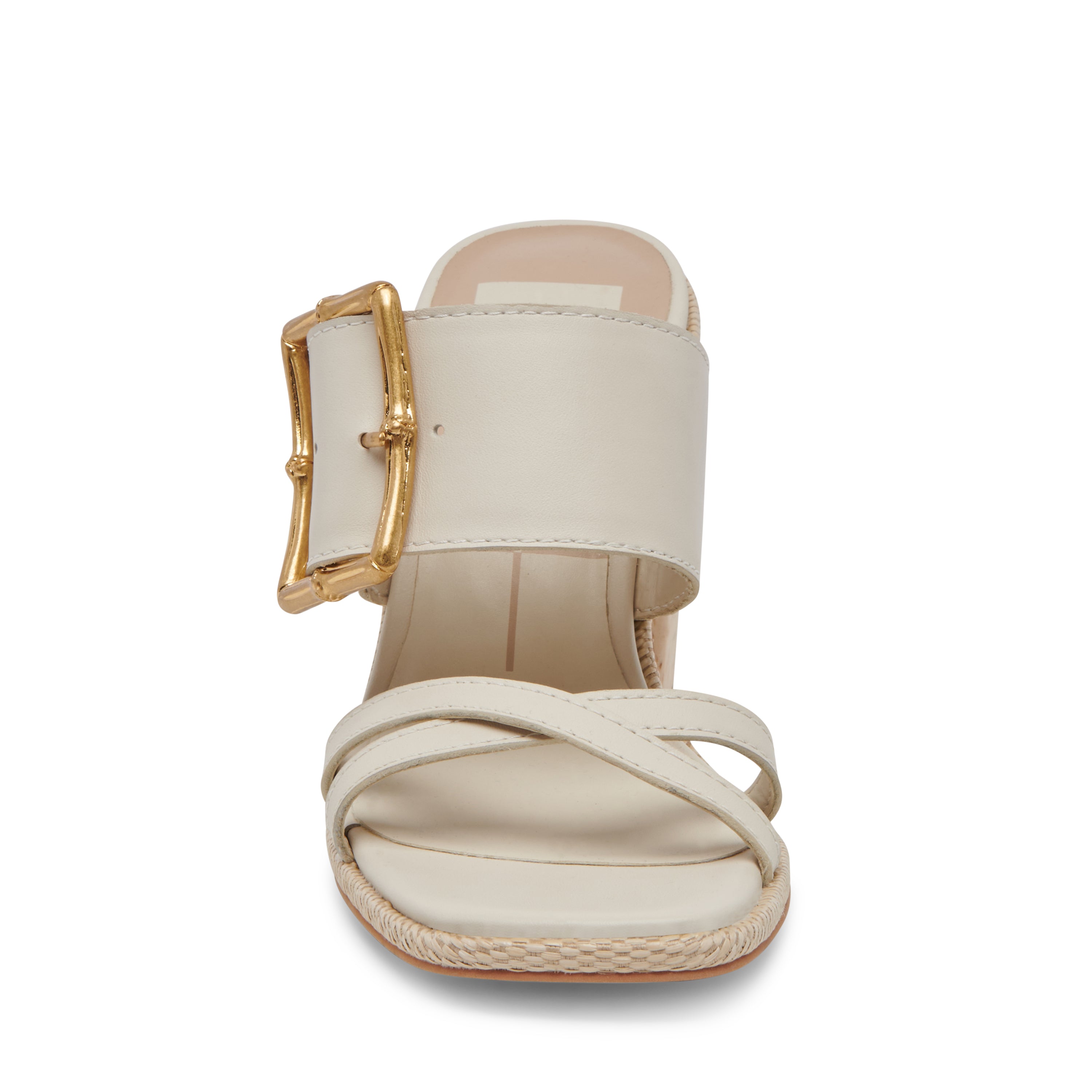 Onnie Sand Leather Sandalias de Tacon para Mujer
