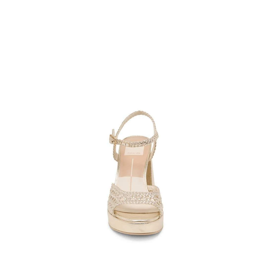 Peyten Light Gold Sandalias de Tacon para Mujer