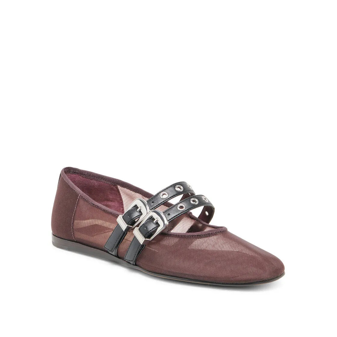 BAYLEE GROMMET MESH BERRY - view 3