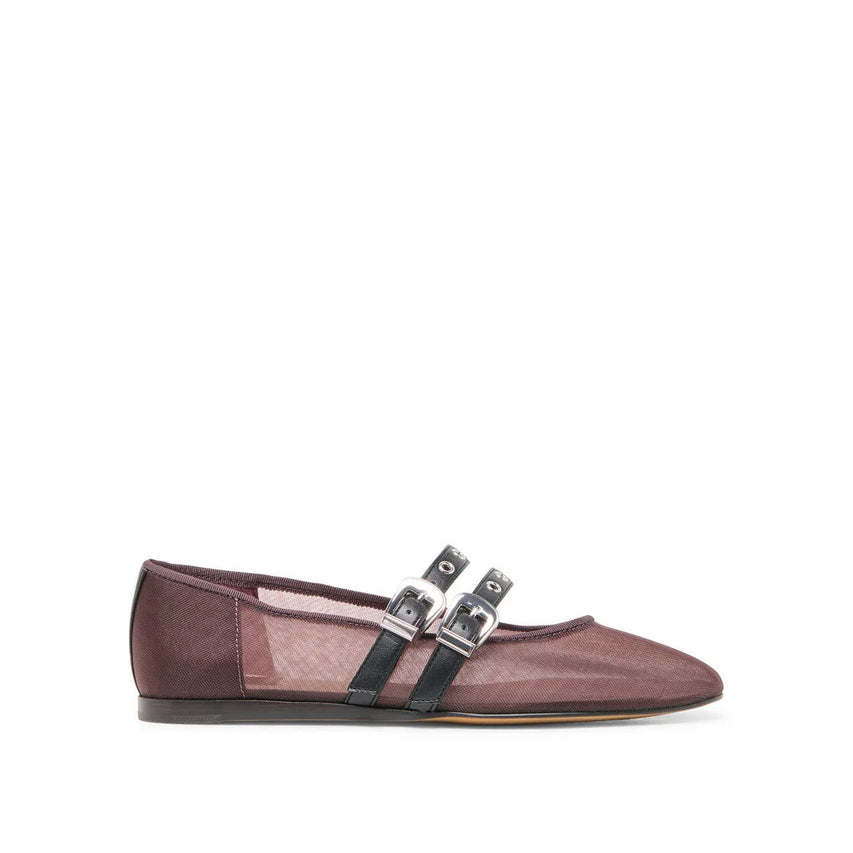 BAYLEE GROMMET MESH BERRY