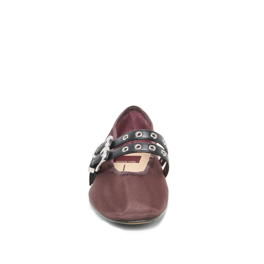 BAYLEE GROMMET MESH BERRY