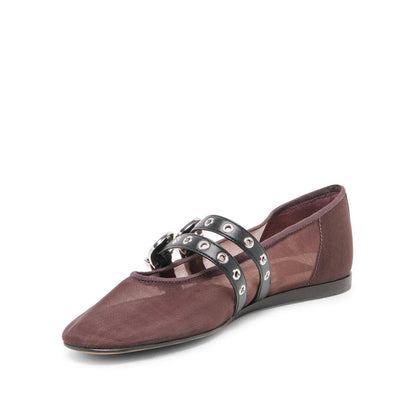 BAYLEE GROMMET MESH BERRY
