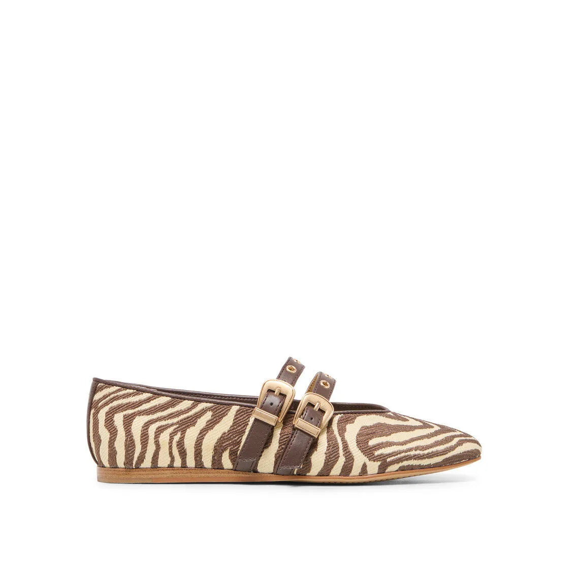 BAYLEE GROMMET BEIGE ZEBRA