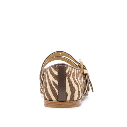 BAYLEE GROMMET BEIGE ZEBRA