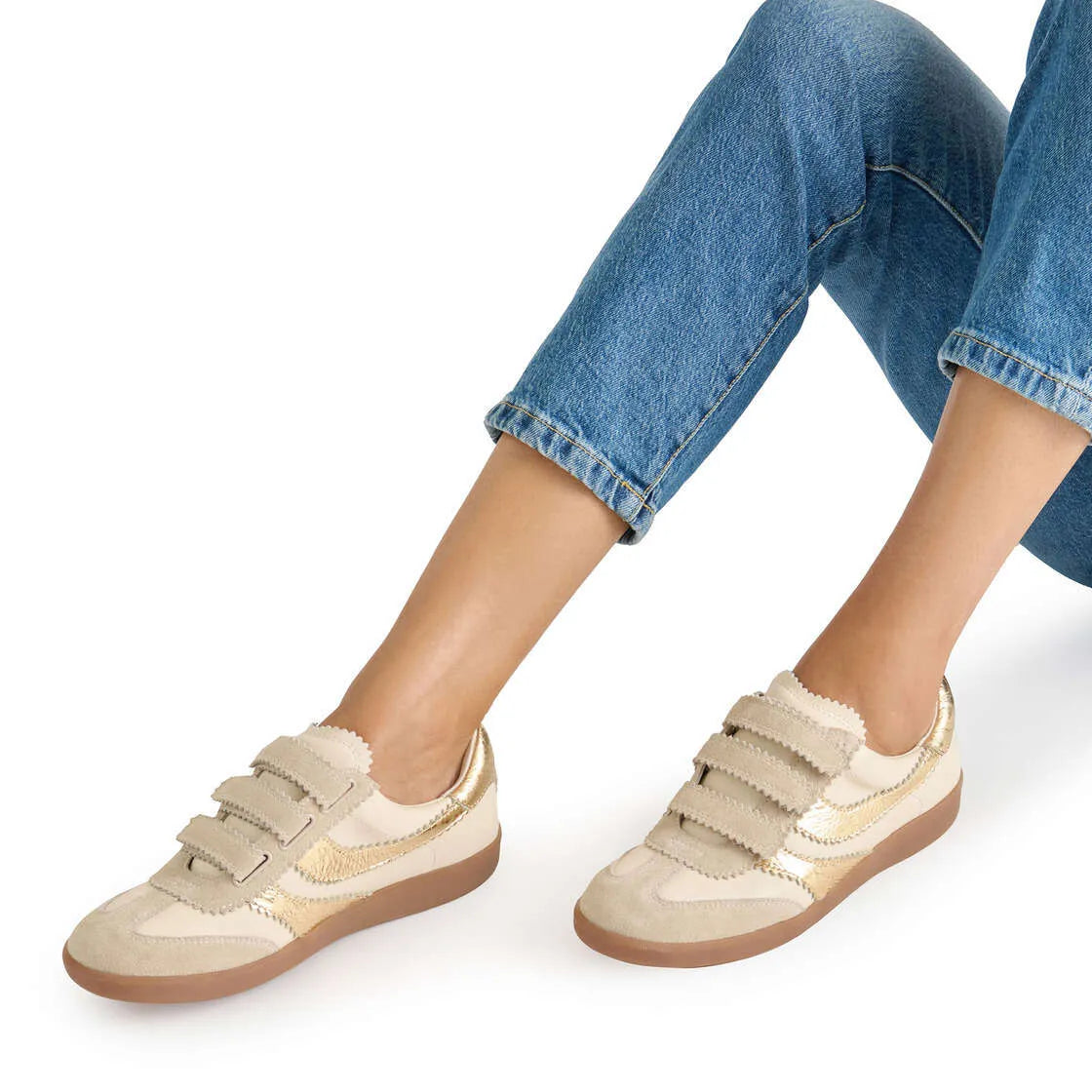 MERIT VELCRO WHITE/GOLD - view 3