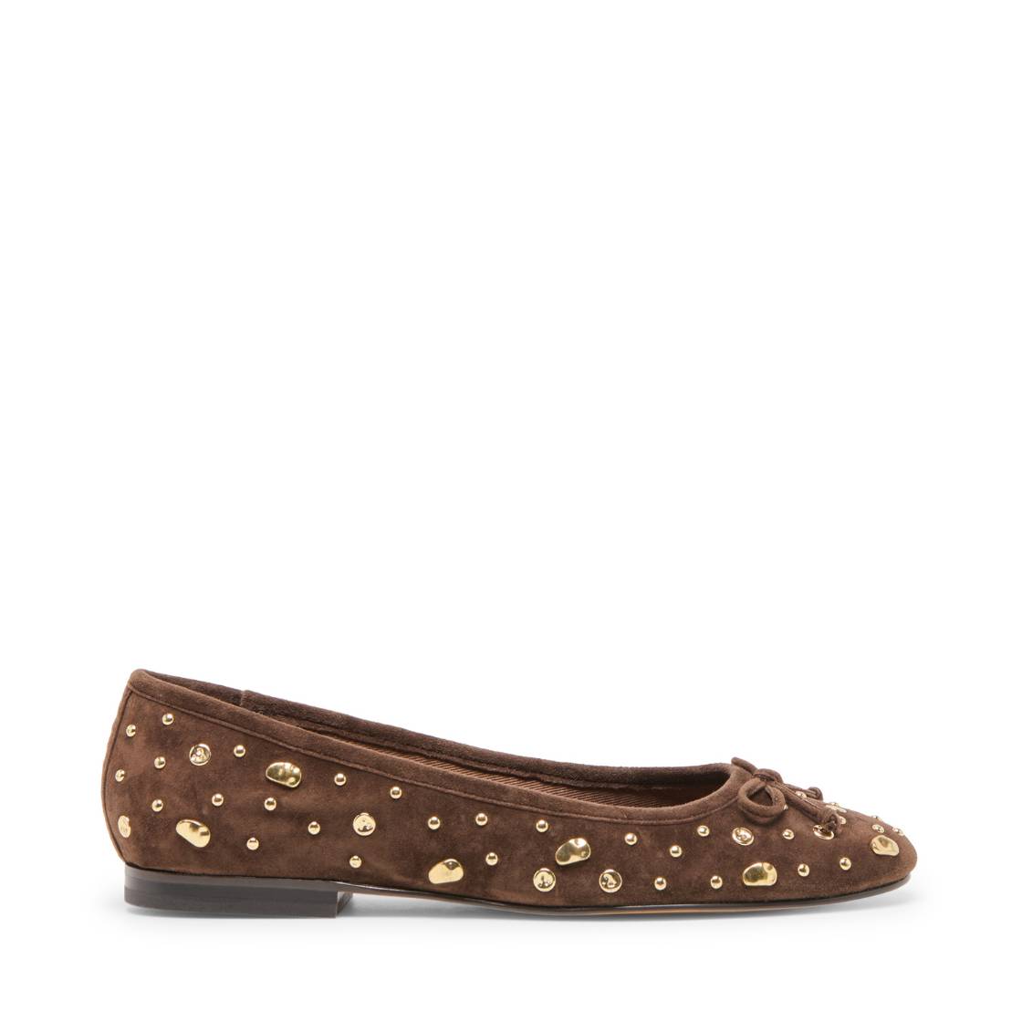 Ritla Stud Dark Browm Suede