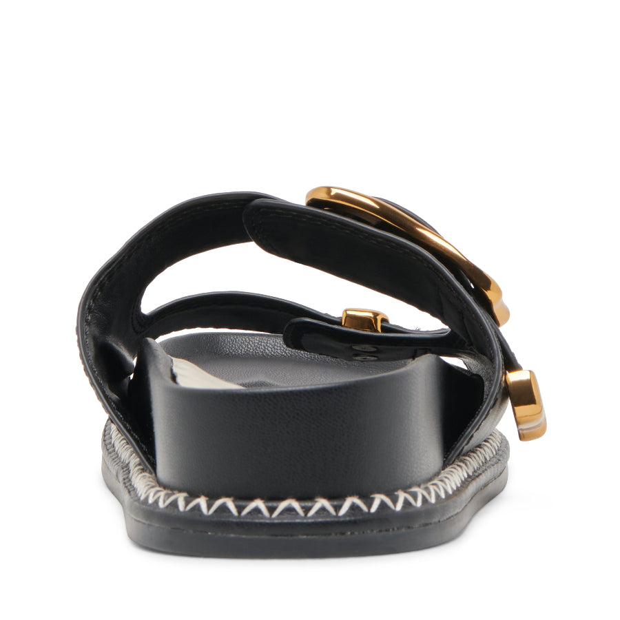 Sevena Black Sandalias Negras para Mujer