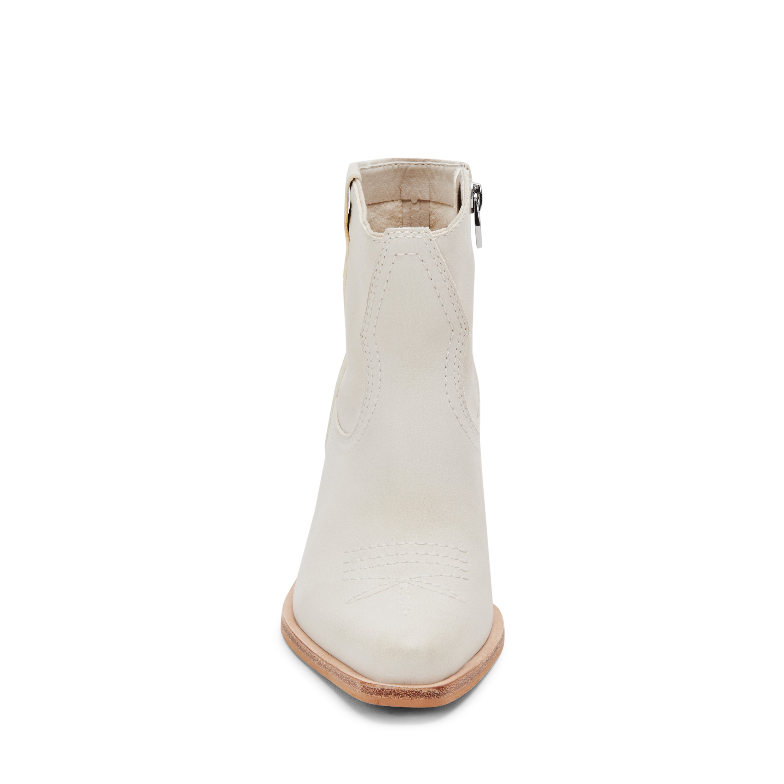 Silma Ivory Botines de Piel para Mujer