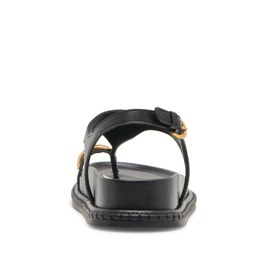 Stefan Black Sandalias Negras para Mujer