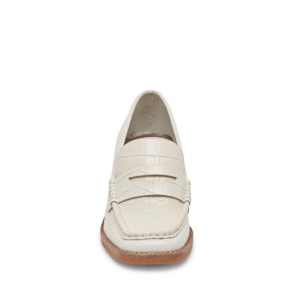 Talie Ivory Mocasines de Tacon para Mujer