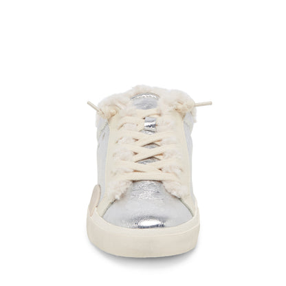 Zantel Silver Multi Tenis Plateados Acolchados para Mujer
