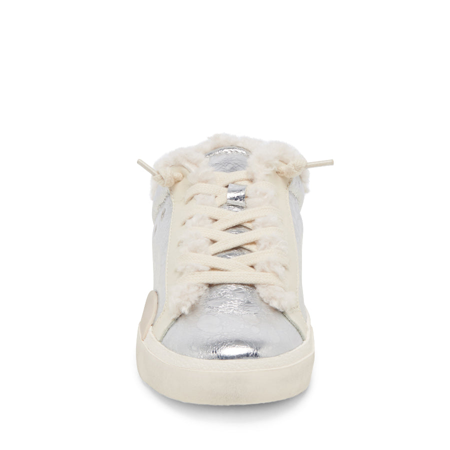 Zantel Silver Multi Tenis Plateados Acolchados para Mujer