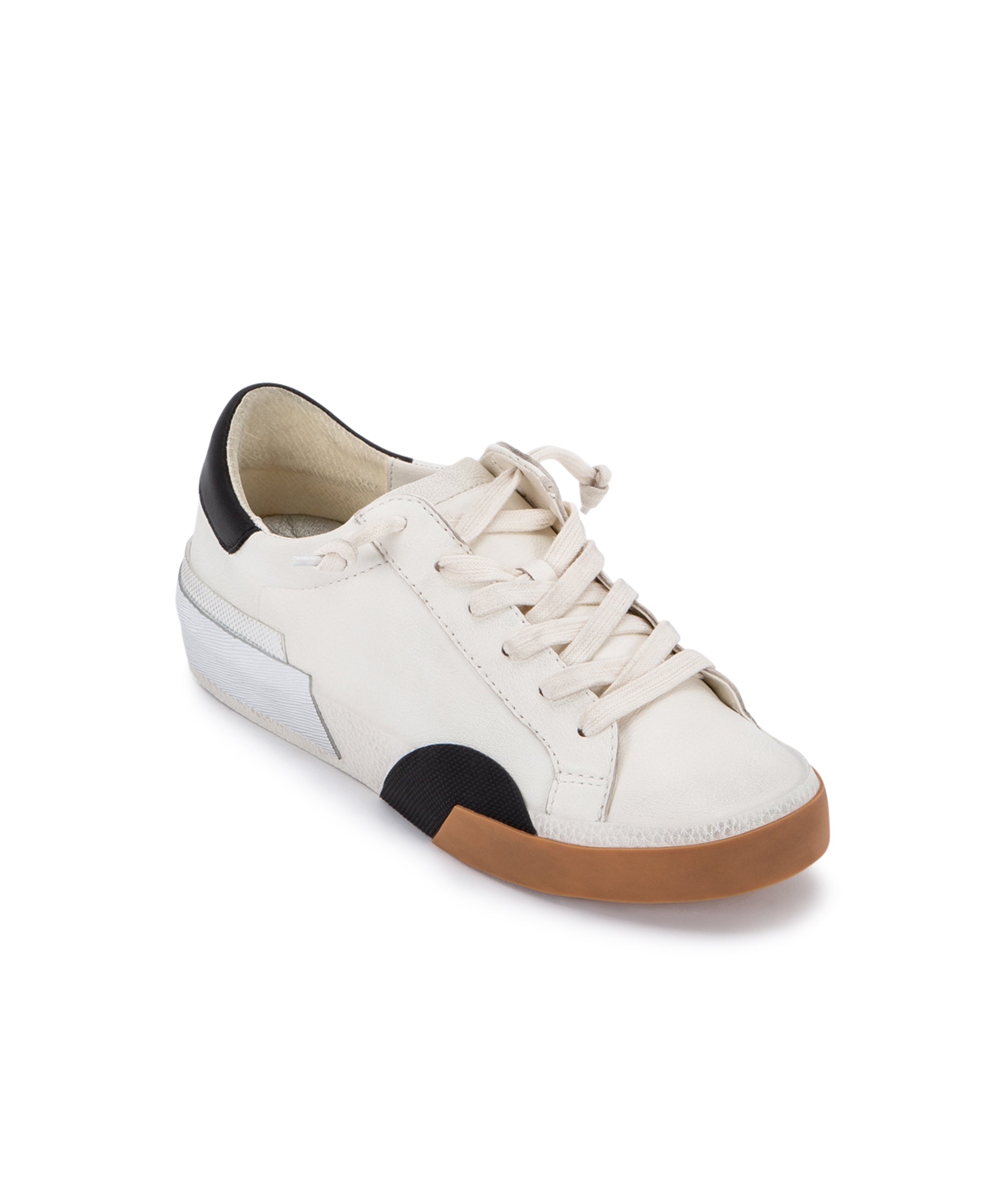 Zina White Black Tenis Blancos con Negro